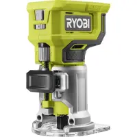 Ryobi - Houtfrees 18V ONE+ - 30.000 t/min - 6 mm klem - Inclusief 1 klem van 6 mm, 1 snijbit, sleutel, geleider - RTR18-0