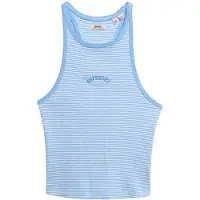 Superdry Top 'Essential' lichtblauw / wit
