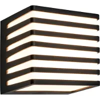 Telefunken - LED wandlamp - 321905TF - IP54 - Stijgend en vallend licht - warm wit licht - 10 watt - 11 x 11 x 11 cm - Zwart