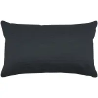 Stof Textile sierkussen Bea - antraciet - 30 x 50 cm - bank kussens - zitkussens - binnen/buiten - polyester