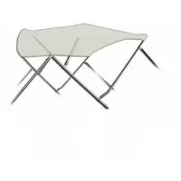 Sunmaster Biminitop | RVS 3-boogs | Breedte 155 <> 169 cm - Hoogte 137 cm