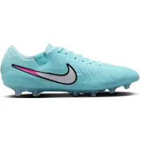Nike Tiempo Legend 10 Elite Kunstgras Voetbalschoenen (AG) Lichtblauw Wit Felroze