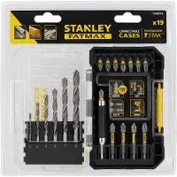 Stanley Boor- En Bitset - Fatmax - Voor Metaal/pvc/hout - 19-delig