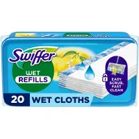 WET Citrus Fresh Doekjes 20st Wit wit Polyester Vloerwisser