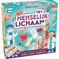 Tactic Ik Leer: Het Menselijk Lichaam – Bordspel – Educatief - Ontdek het Menselijk Lichaam en Leer over Anatomie – 2 tot 5 Spelers – Vanaf 7 Jaar