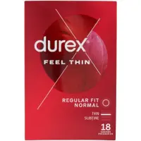 Durex Feel Thin - condoom - ultradun voor natuurlijk gevoel - 18 stuks