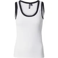 Pieces Top 'PCMay' zwart / wit