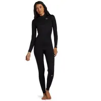 Billabong Foil Gbs 4/3 Mm Dames Wetsuit Van Neopreen Met Lange Mouwen En Rits Op De Borst