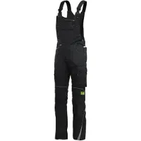 TMG KULT WORKER WORK Tuinbroek HEREN Overall Werkkleding Zwart - Met Kniezak - Gevoerd - Met D ring