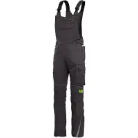 TMG KULT WORKER WORK Amerikaanse Overall HEREN Overall Werkkleding Grijs - Met Kniezak - Met D ring - Met Hamerlus
