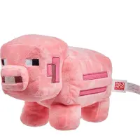 Minecraft Varken - Pluche Knuffel 25 cm - A Movie Plush - Speelgoed Film Knuffels voor Kinderen Jongens Meisjes