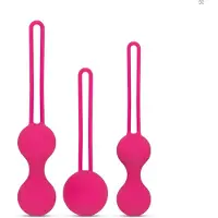 EasyToys - geisha ballen set - 3-delig - roze