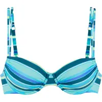 s.Oliver Bikinitop turquoise / azuur / petrol / wit