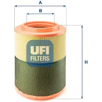 Ufi 27.A03.00 Luchtfilter