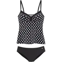LASCANA Tankini zwart / wit