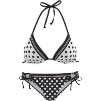 LASCANA Bikini nude / zwart / wit