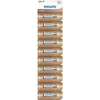 Philips Alkaline Batterij AAA LR03 10-Pack