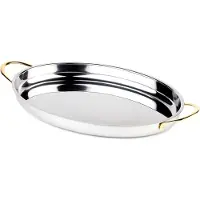 Aps Luxe serveerschalen inox 26,5x19,5x3,5 cm