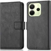 IMoshion Luxe Bookcase voor de Xiaomi Redmi Note 14 (4G) - Zwart