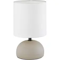 TRIO Tafellamp Luci 23cm cappucchino met wit