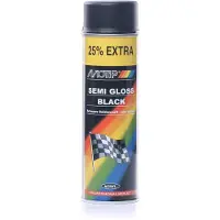 Motip Zijdeglans Acryllak Zwart - 500 ml