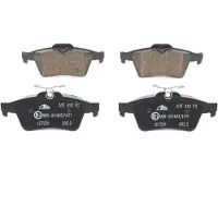 Ate Low dust Keramische remblokken 13.0470-7251.2 ATE voor o.a. RENAULT