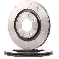Brembo Remschijf Max 09.4987.76, voorkant, sleuf, geventileerd, 1 Stuk