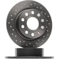 Brembo Remschijf 0895021X achter, gelocht, geperforeerd, volledig, 1 Stuk