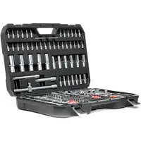 YATO Ratelsleutelset - - YT-38931 - 173 stuks - Chroom-vanadium staal - Antislip
