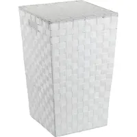 Wenko Wasmand Adria Square wit 33x53cm - 48 liter - Met deksel - Wasbox