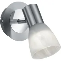TRIO LED wandlamp LB25, 6W, mat nikkel