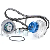 Skf Waterpomp + distributieriemset VKMC 01222-1 SKF voor o.a. AUDI, SEAT, SKODA, VOLKSWAGEN