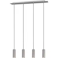 TRIO Hanglamp Marley 4-lichts nikkel mat
