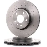 Brembo Remschijf 09A8201X voorkant, gelocht, geventileerd, geperforeerd, 1 Stuk