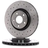 Brembo Remschijf 0949392X voorkant, gelocht, geventileerd, geperforeerd, 1 Stuk