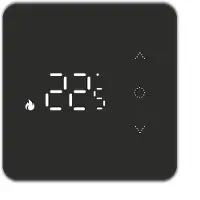 MAGNUM Heating H128-T Klokthermostaat Draadloze ruimtethermostaat, H128-T | RAL 9011 Zwart