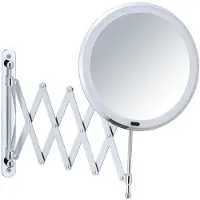Wenko Barona make-up spiegel met LED-verlichting chroom