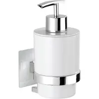 Wenko Zeepdispenser Quadro Uno 250 Ml Rvs Zilver
