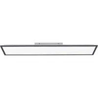 Leuchtendirekt LED-paneel Flat, dimbaar, zwart, Keuken, Kunststof, Modern, plafondlamp