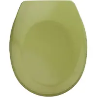 Wenko WC bril Bergamo - antibacterieel mosgroen Duroplast - RVS scharnieren - Toiletbril - Toiletzitting - Groen