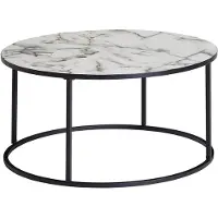 Wohnling Daphne Salontafel Rond Wit