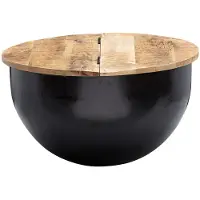 Wohnling Salontafel metaal zwart 60 cm - WL6.323