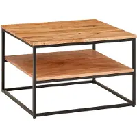 Wohnling Salontafel acacia met opberging 60x41x60 cm - WL6.363