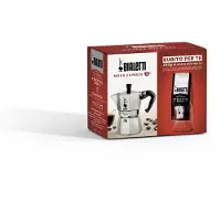 Bialetti Italiaanse Koffiepot Bialetti Moka Classico Grijs - 3 Kopjes
