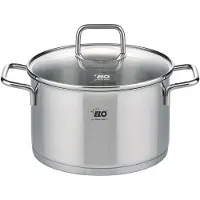 Elo Kookpotten, Pan + steelpan, Zilver