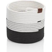 kela Mand, 23 x 20 cm, Rond, Wit/Zwart - |Hedda