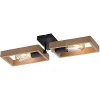 Leuchtendirekt Landelijke plafondlamp Franky 2-lichts