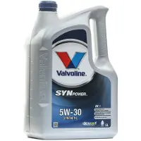 Valvoline Motorolie 908808 Synpower DX1 5W30 5L