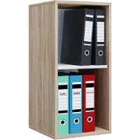VCM LonaIL kantoor wandkast 2 planken eik decor.