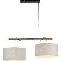 JUST LIGHT Witte Hanglamp Green Sofie Duo
